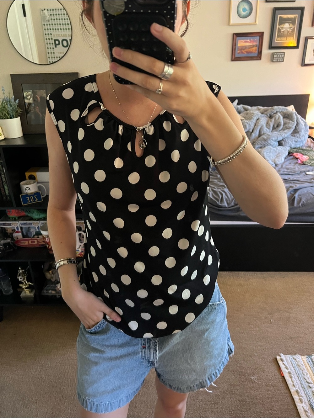 Polka dot top
